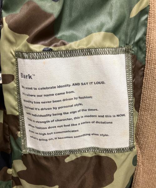 Bark（バーク）Bark (バーク) ニットダッフルコート ブラウン サイズ:Sの古着・服飾アイテム