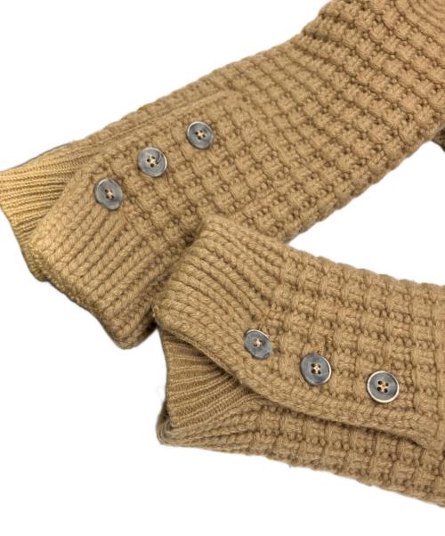 Bark（バーク）Bark (バーク) ニットダッフルコート ブラウン サイズ:Sの古着・服飾アイテム