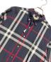 BURBERRY LONDON ENGLAND (バーバリー ロンドン イングランド) 長袖シャツ ブラック×レッド サイズ:L：20000円