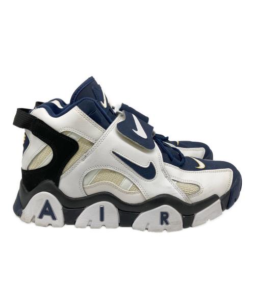NIKE（ナイキ）NIKE (ナイキ) AIR BARRAGE MID（エアバラージ ミッド） ネイビー×ホワイト サイズ:US 10の古着・服飾アイテム
