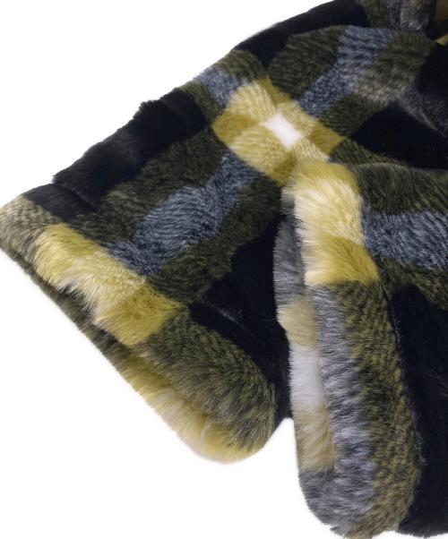 NIKE（ナイキ）NIKE (ナイキ) AS W NSW FX FUR AOP JKT（ウィメンズ NSW FX FUR AOP ジャケット） カーキ×ブラック サイズ:XLの古着・服飾アイテム