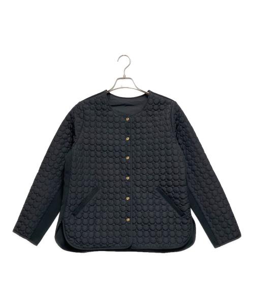 CHARLE（シャルレ）CHARLE (シャルレ) 着心地フィットキルトジャケット ブラック サイズ:Lの古着・服飾アイテム