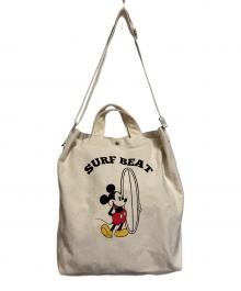 DISNEY（ディズニー）の古着「キャンバストートバッグ」｜ベージュ