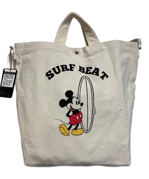 DISNEY（ディズニー）DISNEY (ディズニー) キャンバストートバッグ ベージュの古着・服飾アイテム