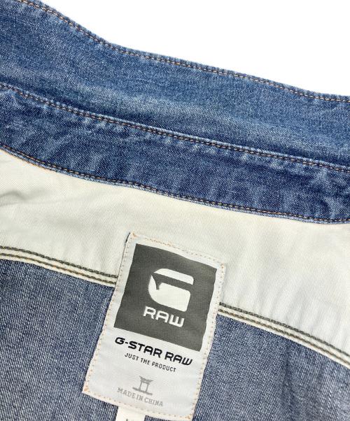 G-STAR RAW（ジースターロゥ）G-STAR RAW (ジースターロゥ) ARC 3D SHIRT L/S ブルー サイズ:Mの古着・服飾アイテム