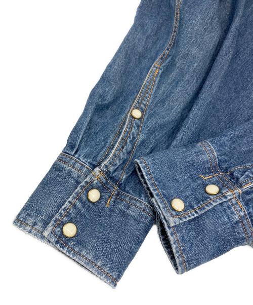 G-STAR RAW（ジースターロゥ）G-STAR RAW (ジースターロゥ) ARC 3D SHIRT L/S ブルー サイズ:Mの古着・服飾アイテム