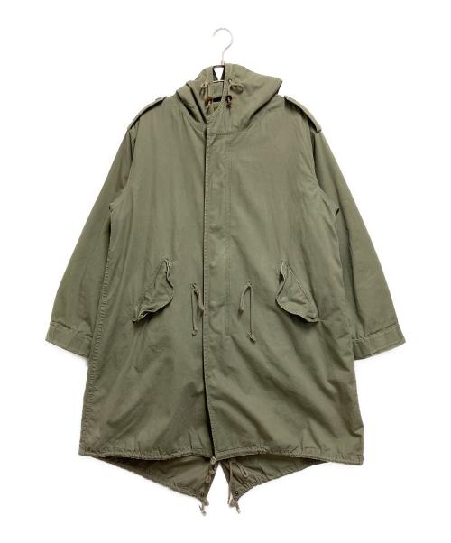HOUSTON（ヒューストン）HOUSTON (ヒューストン) ライナー付モッズコート カーキ サイズ:XSの古着・服飾アイテム