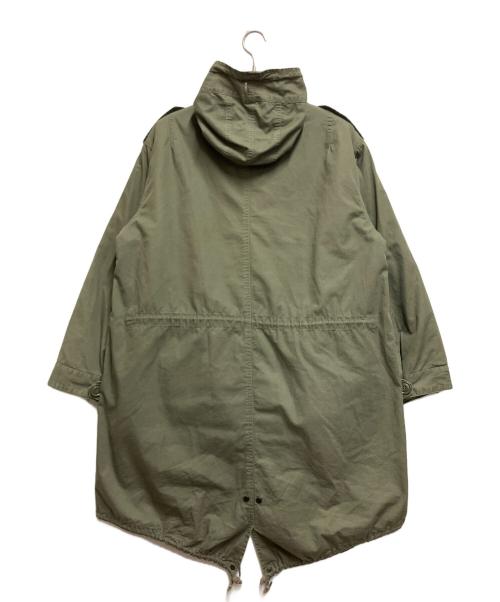 HOUSTON（ヒューストン）HOUSTON (ヒューストン) ライナー付モッズコート カーキ サイズ:XSの古着・服飾アイテム