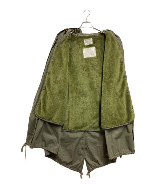 HOUSTON（ヒューストン）HOUSTON (ヒューストン) ライナー付モッズコート カーキ サイズ:XSの古着・服飾アイテム