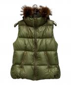 TATRASタトラス）の古着「ダウンファーベスト」｜グリーン
