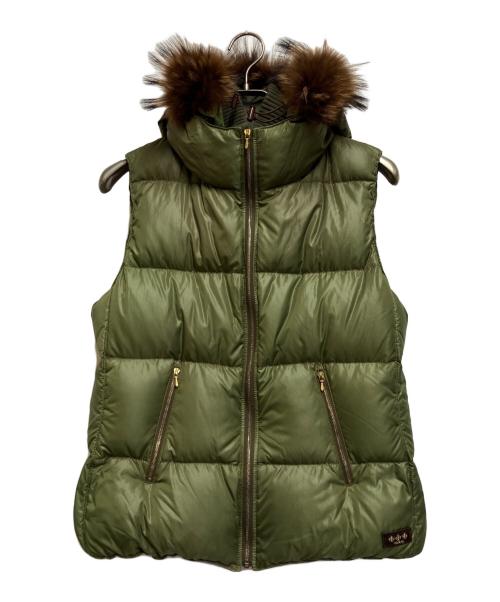 TATRAS（タトラス）TATRAS (タトラス) ダウンファーベスト グリーン サイズ:36の古着・服飾アイテム