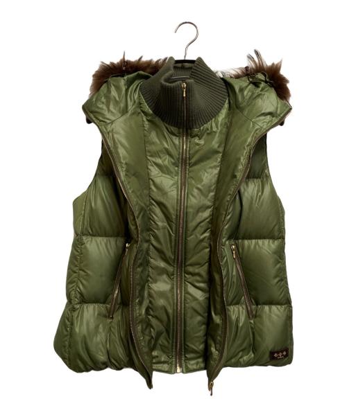 TATRAS（タトラス）TATRAS (タトラス) ダウンファーベスト グリーン サイズ:36の古着・服飾アイテム