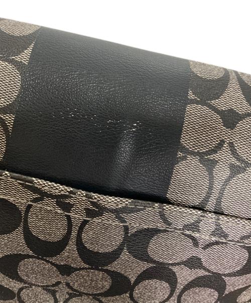 COACH（コーチ）COACH (コーチ) ショルダーバッグ グレー×ブラックの古着・服飾アイテム