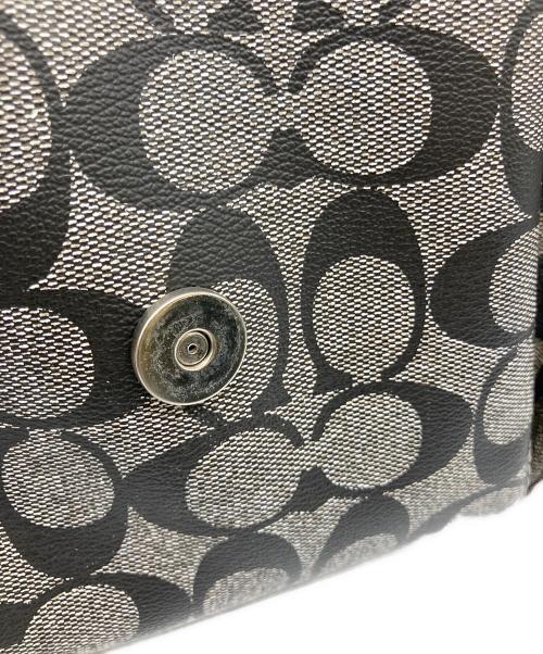 COACH（コーチ）COACH (コーチ) ショルダーバッグ グレー×ブラックの古着・服飾アイテム