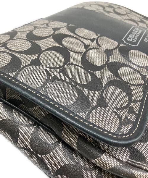COACH（コーチ）COACH (コーチ) ショルダーバッグ グレー×ブラックの古着・服飾アイテム