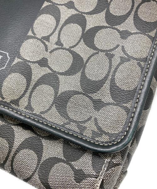 COACH（コーチ）COACH (コーチ) ショルダーバッグ グレー×ブラックの古着・服飾アイテム