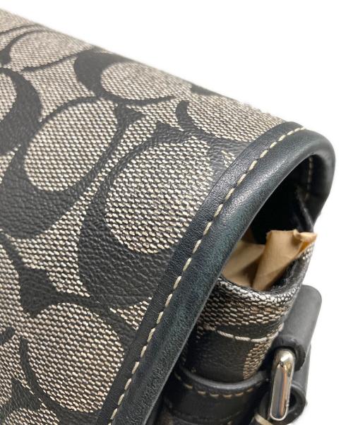 COACH（コーチ）COACH (コーチ) ショルダーバッグ グレー×ブラックの古着・服飾アイテム