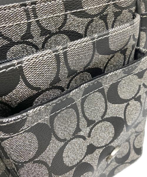 COACH（コーチ）COACH (コーチ) ショルダーバッグ グレー×ブラックの古着・服飾アイテム
