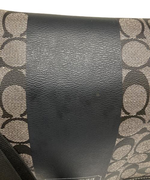 COACH（コーチ）COACH (コーチ) ショルダーバッグ グレー×ブラックの古着・服飾アイテム