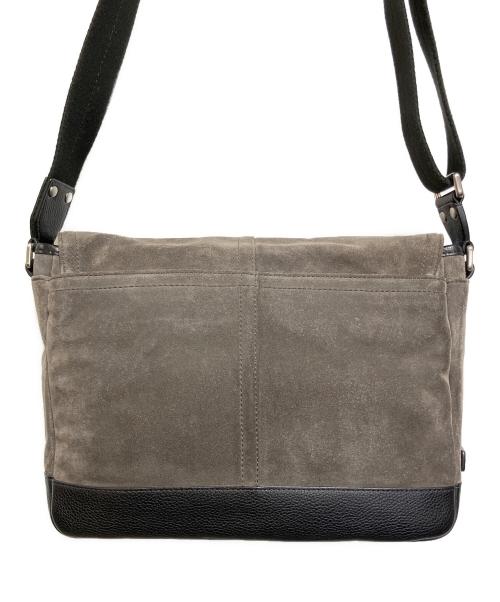 COACH（コーチ）COACH (コーチ) メッセンジャーバッグ グレー×ブラックの古着・服飾アイテム