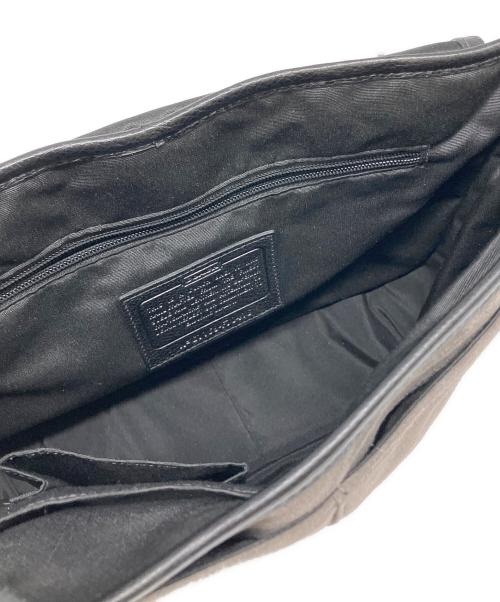 COACH（コーチ）COACH (コーチ) メッセンジャーバッグ グレー×ブラックの古着・服飾アイテム