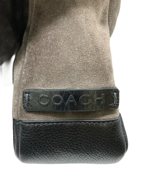 COACH（コーチ）COACH (コーチ) メッセンジャーバッグ グレー×ブラックの古着・服飾アイテム