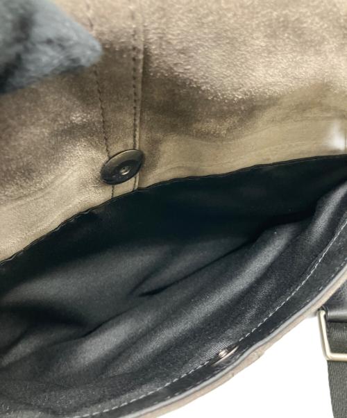 COACH（コーチ）COACH (コーチ) メッセンジャーバッグ グレー×ブラックの古着・服飾アイテム