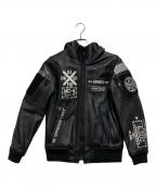 AVIREXアヴィレックス）の古着「フライトジャケット」｜ブラック