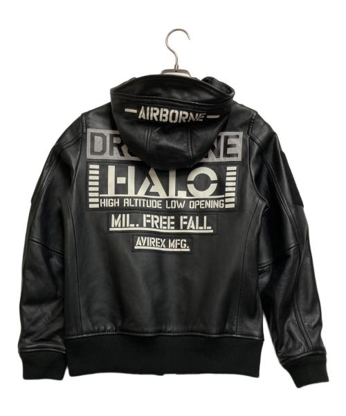 AVIREX（アヴィレックス）AVIREX (アヴィレックス) フライトジャケット ブラック サイズ:Sの古着・服飾アイテム