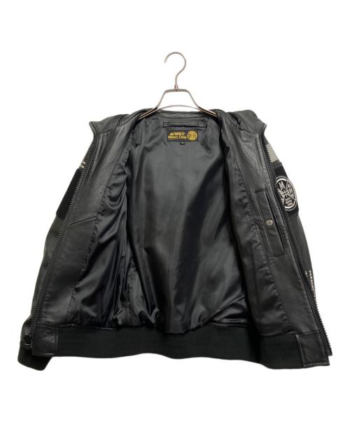 AVIREX（アヴィレックス）AVIREX (アヴィレックス) フライトジャケット ブラック サイズ:Sの古着・服飾アイテム
