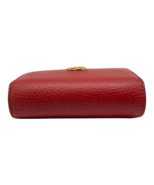 GUCCI（グッチ）GUCCI (グッチ) 2つ折り財布 レッドの古着・服飾アイテム