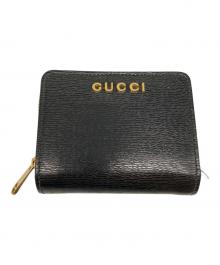 GUCCI（グッチ）の古着「スクリプトミニウォレット」｜ブラック