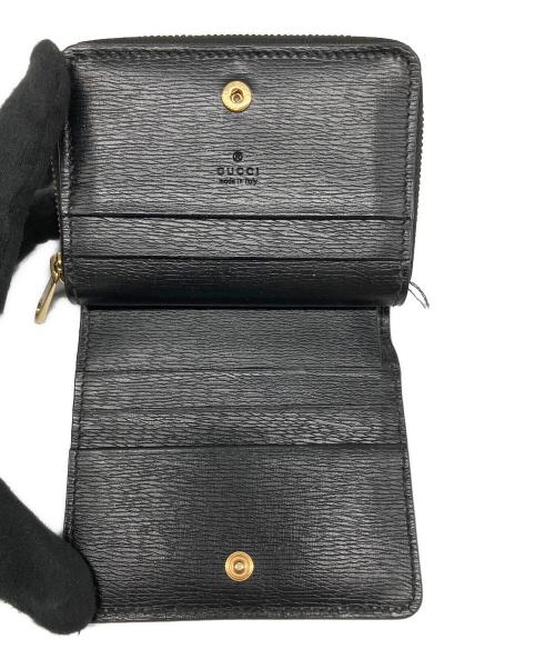 GUCCI（グッチ）GUCCI (グッチ) スクリプトミニウォレット ブラックの古着・服飾アイテム