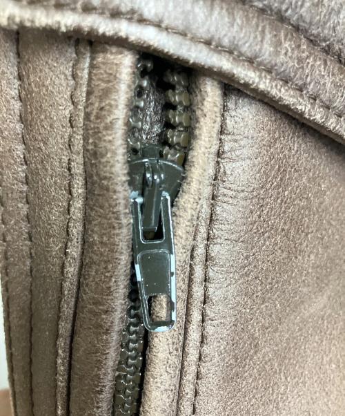 Schiatti&C（スキャッティ・アンド・シー）Schiatti&C (スキャッティ・アンド・シー) レザージャケット ブラウン サイズ:SIZE 不明の古着・服飾アイテム