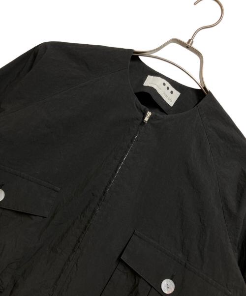 THREE DOTS（スリードッツ）THREE DOTS (スリードッツ) サン ドライドクロス ジャケット ブラック サイズ:USA 6 / JPN SMALLの古着・服飾アイテム
