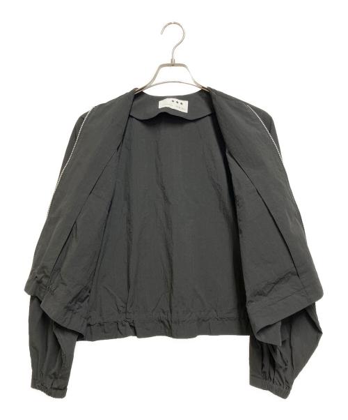 THREE DOTS（スリードッツ）THREE DOTS (スリードッツ) サン ドライドクロス ジャケット ブラック サイズ:USA 6 / JPN SMALLの古着・服飾アイテム