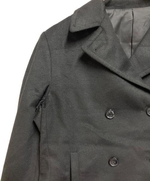 COMME CA ISM（コムサイズム）COMME CA ISM (コムサイズム) エアリーウールライトPコート ブラック サイズ:SIZE Lの古着・服飾アイテム