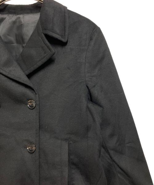 COMME CA ISM（コムサイズム）COMME CA ISM (コムサイズム) エアリーウールライトPコート ブラック サイズ:SIZE Lの古着・服飾アイテム