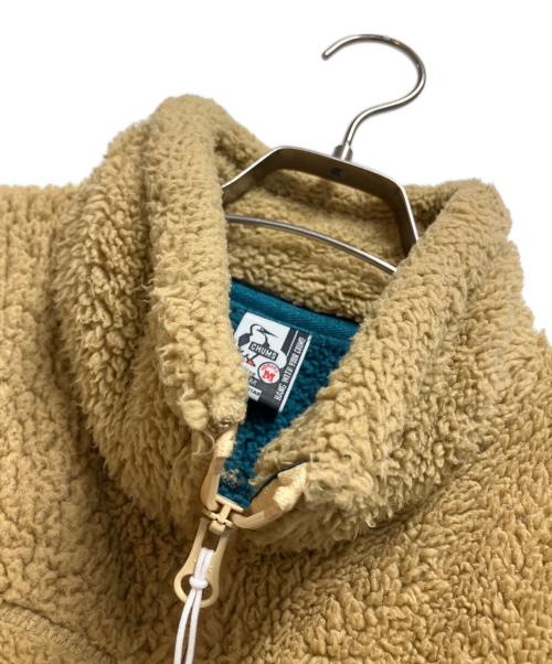 CHUMS（チャムス）CHUMS (チャムス) ボンディングフリースジャケット ブラウン×グリーン サイズ:Mの古着・服飾アイテム