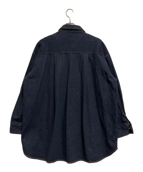 JEANASIS（ジーナシス）JEANASIS (ジーナシス) アソートデニムBIGシャツジャケット インディゴ サイズ:FREEの古着・服飾アイテム