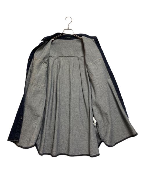 JEANASIS（ジーナシス）JEANASIS (ジーナシス) アソートデニムBIGシャツジャケット インディゴ サイズ:FREEの古着・服飾アイテム