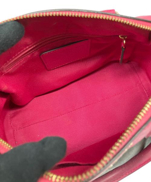 COACH（コーチ）COACH (コーチ) シグネチャー ベネット ミニサッチェル ブラウン×ピンクの古着・服飾アイテム