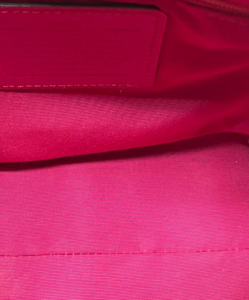 COACH（コーチ）COACH (コーチ) シグネチャー ベネット ミニサッチェル ブラウン×ピンクの古着・服飾アイテム