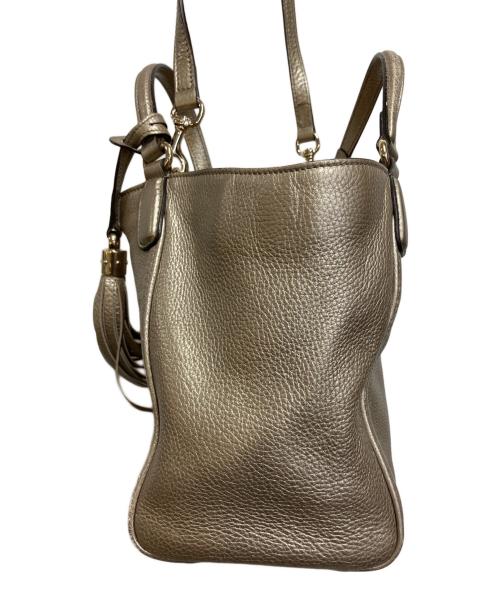 GUCCI（グッチ）GUCCI (グッチ) ソーホー 2WAY ハンドバッグ シルバーの古着・服飾アイテム