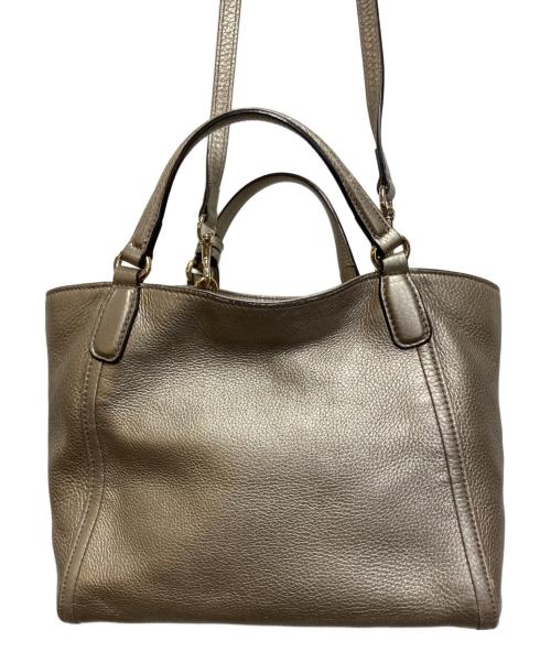 GUCCI（グッチ）GUCCI (グッチ) ソーホー 2WAY ハンドバッグ シルバーの古着・服飾アイテム