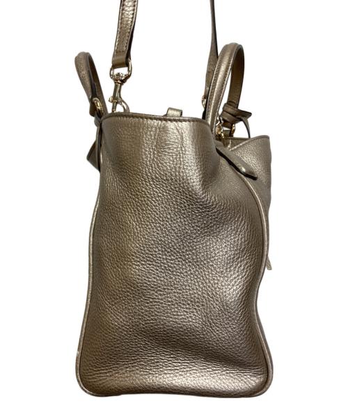 GUCCI（グッチ）GUCCI (グッチ) ソーホー 2WAY ハンドバッグ シルバーの古着・服飾アイテム