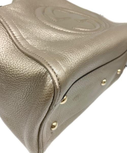 GUCCI（グッチ）GUCCI (グッチ) ソーホー 2WAY ハンドバッグ シルバーの古着・服飾アイテム