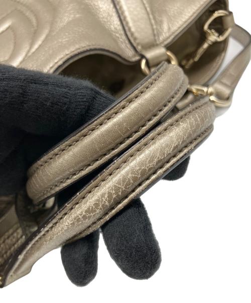 GUCCI（グッチ）GUCCI (グッチ) ソーホー 2WAY ハンドバッグ シルバーの古着・服飾アイテム