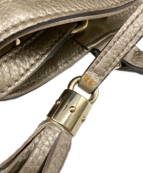 GUCCI（グッチ）GUCCI (グッチ) ソーホー 2WAY ハンドバッグ シルバーの古着・服飾アイテム