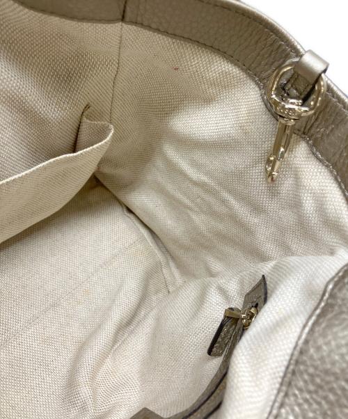GUCCI（グッチ）GUCCI (グッチ) ソーホー 2WAY ハンドバッグ シルバーの古着・服飾アイテム